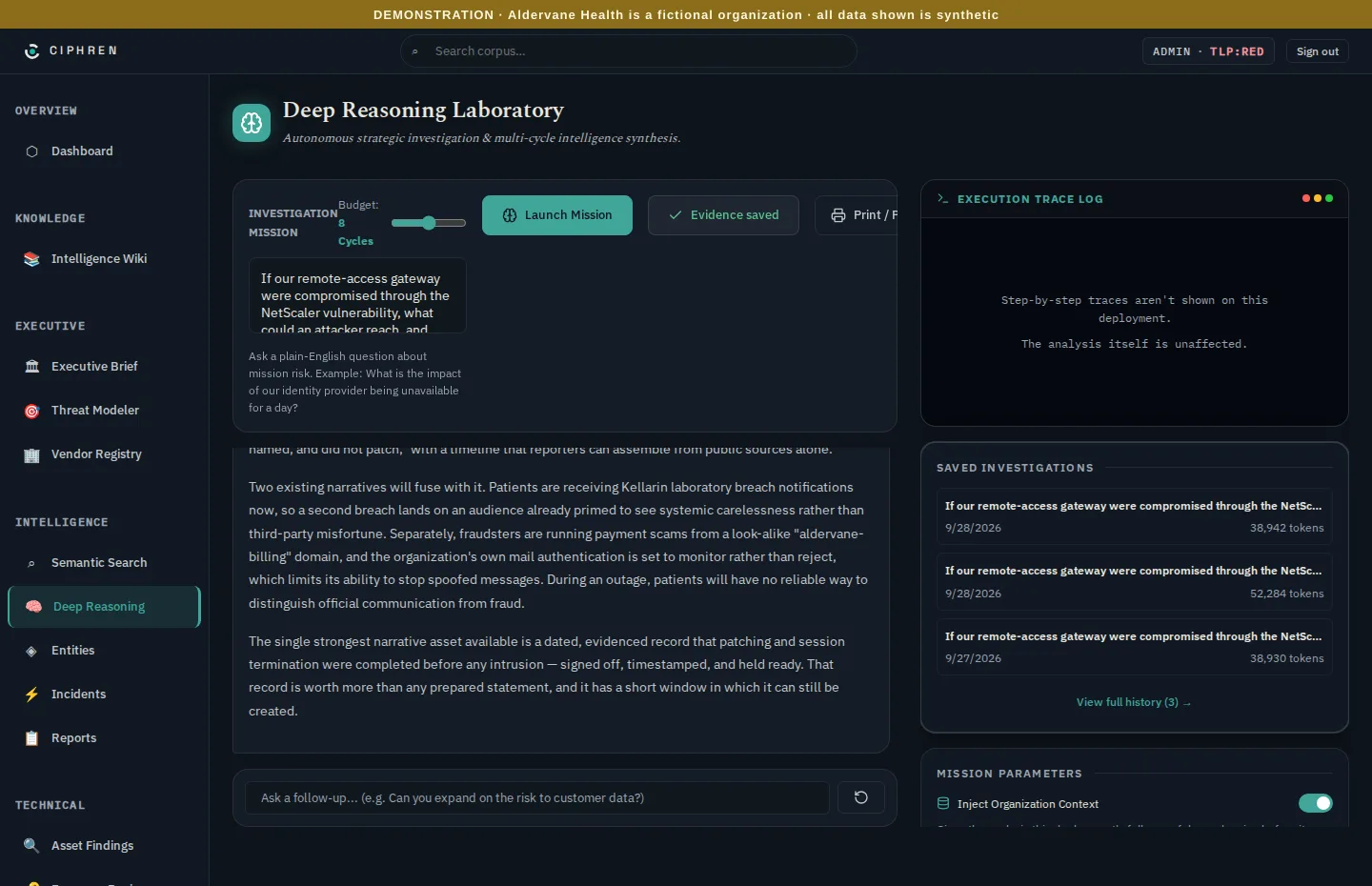 A Deep Reasoning investigation